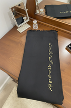 Premium Acrylic Wool Black Shawl